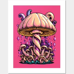 Mushrooms Posters and Art